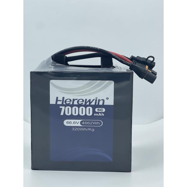 Herewin Semi Solid Battery 18S2P 66.6V 70000mAh Soft Pack Battery with High Capacity