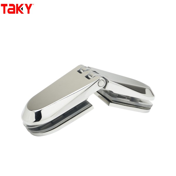 Wholesale Frameless Glass Door Pivot Hinge180 Degree Glass Bathroom Clip