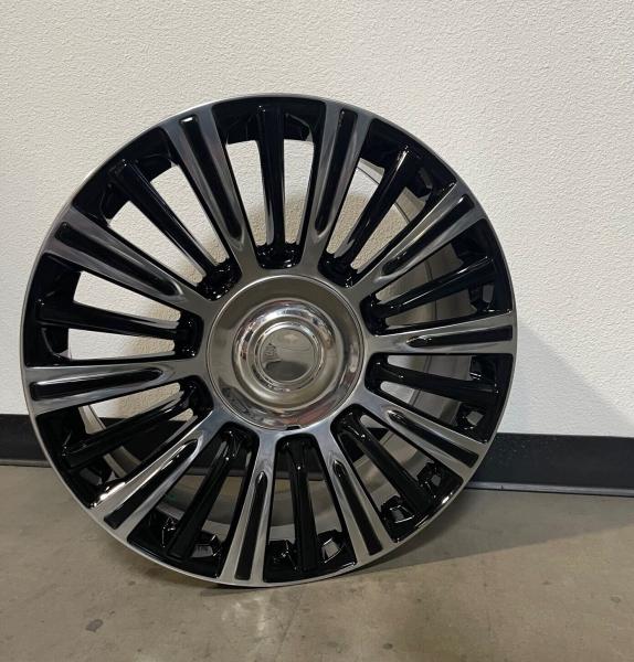 Hyper Black Escalade Platinum Replica Wheels Rims Fits 22 All Season Tires Silverado