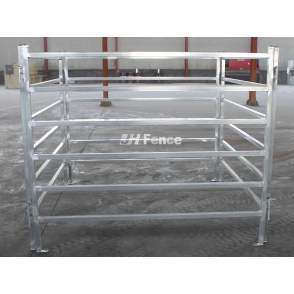 Galvanized 6ft 7ft Heavy Duty Used Metal Cattle Fence Panel For Livestock  Cattle Yard 