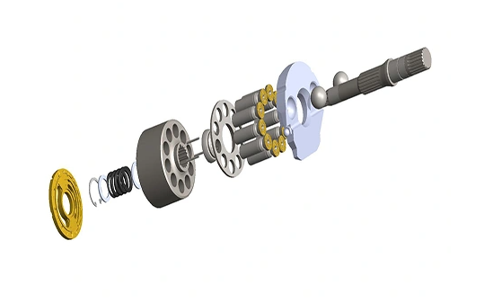 Costume PC70UU PC78US-6 de Hydraulic Pump Parts d'excavatrice de KOMATSU