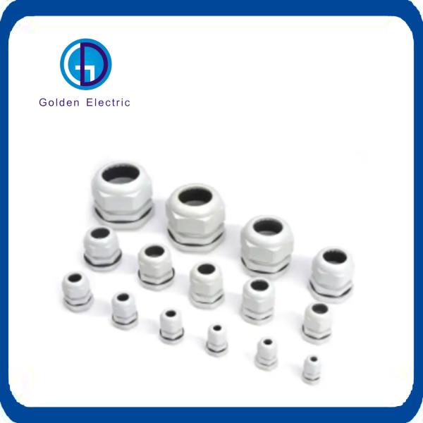 Electrical Nickel Plated Brass Cable Gland Electroplating For Wire Protection