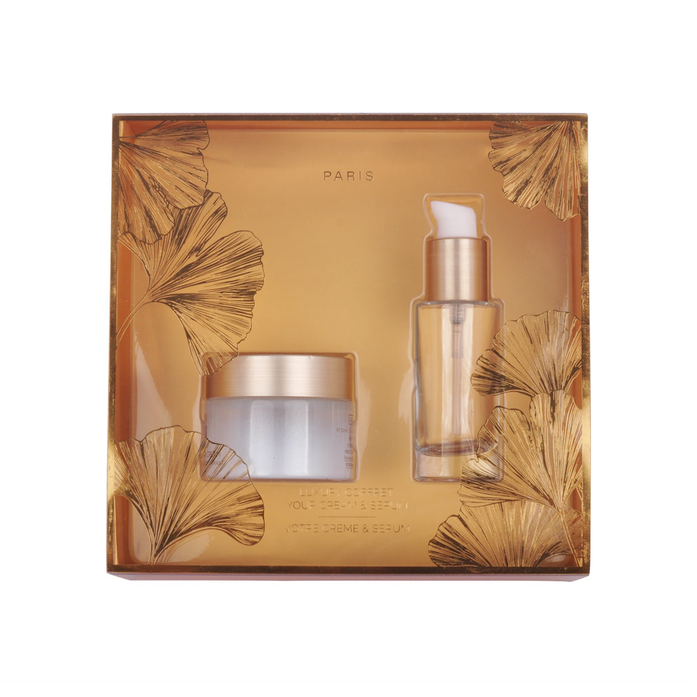 Коробка Skincare цвета Брауна косметическая пакуя с ясным окном