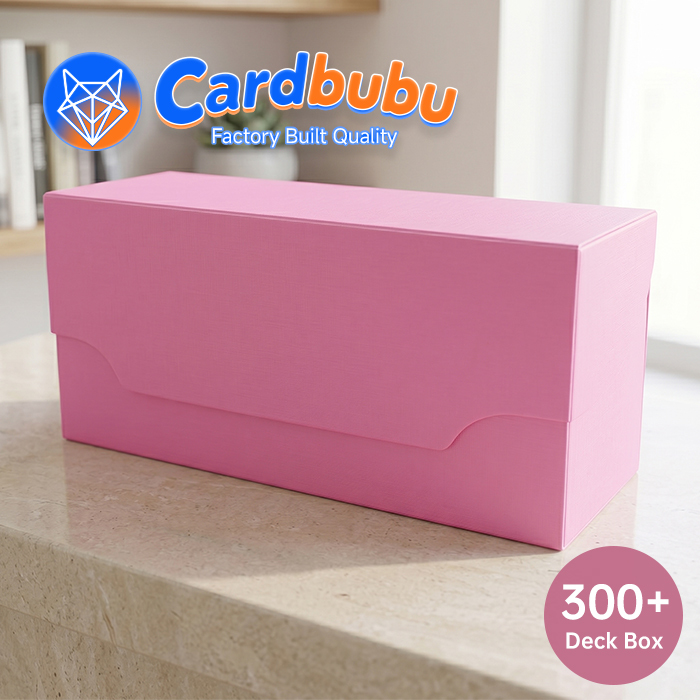Light Pink Premium Deck Box Holder 300+ Cards OEM PokéMon Card Booster Box