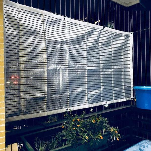 High Virgin HDPE Aluminum Foil Net Outdoor Shade Greenhouse Shading Screen Uv Resistant for the Vegetable Garden