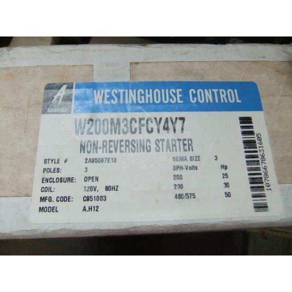 3-FASE DO TAMANHO 3 DO NEMA DO ACIONADOR DE PARTIDA 3-POLE NON-REVERSING DA VANTAGEM W200M3CFCY4Y7