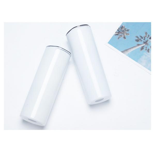 Tubules minces avec couvercle 20 oz en acier inoxydable à vide isolée double paroi Voyage tasse de tubules d'eau de café
