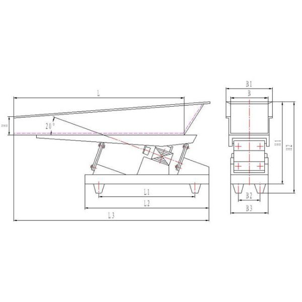 GZV Miniature Electromagnetic Vibrating Feeder Feeding Equipment High Feeding Accuracy And Throughput Capacity