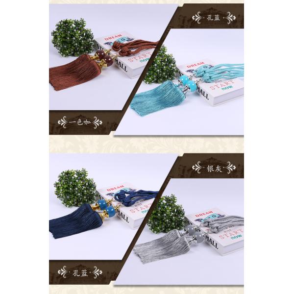 Glass Crystal Round Head Rope Curtain Bandage For Living Room