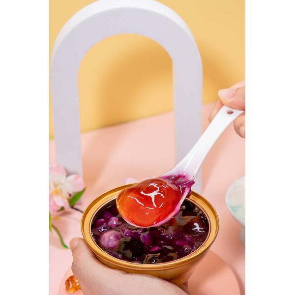 Chinese Instant Purple Sweet Potato Peach Gum Tremella Soup Sweet And Glutinous 168g