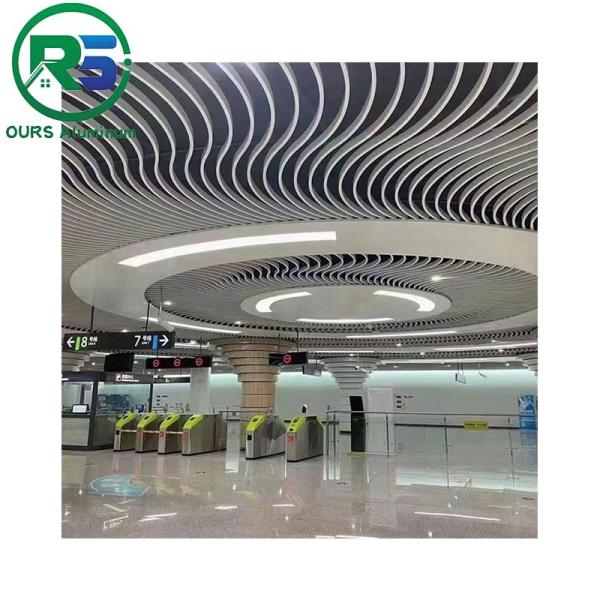 Laser Cut Metal Alumínio revestimento de parede Edifício fachada exterior parede de cortina exterior