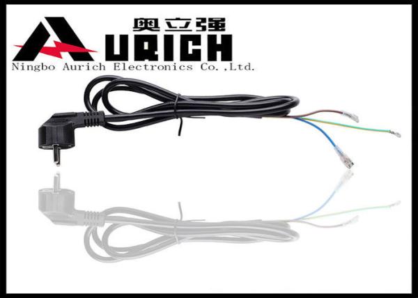 220v Pvc Sheath Two Pin Power Supply Power Cable For Air Conditioner EU Approval
