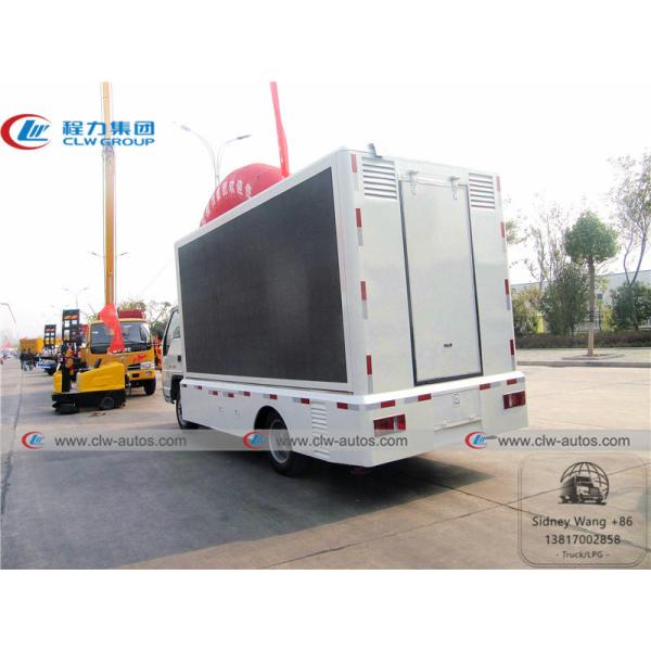 Camion de panneau d'affichage de LHD Foton Forland 4x2 LED avec l'affiche de rouleau