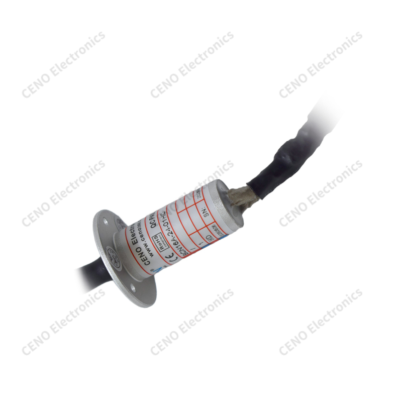 Flange Mount Capsule Slip Ring for High Current Power Transmission