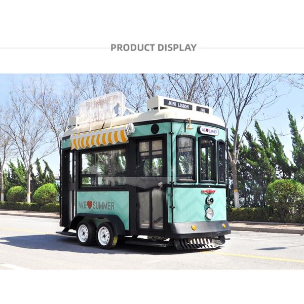 Customized Style Mobile Fast Food Truck with Wheat Raw Material and Hot Coffee