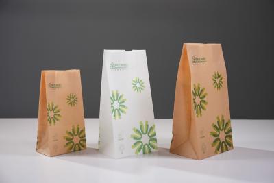 Eco Friendly Fluorine Free Greaseproof Paper Bags Paper Food Packaging Bags