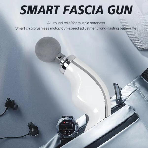 495g Professional Electric Fascia Gun for Deep Tissue Massage and Muscle Relaxation
