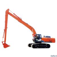 Bras de flèche de pelle excavatrice à portée étendue, accessoire à longue portée personnalisé 18m 25m