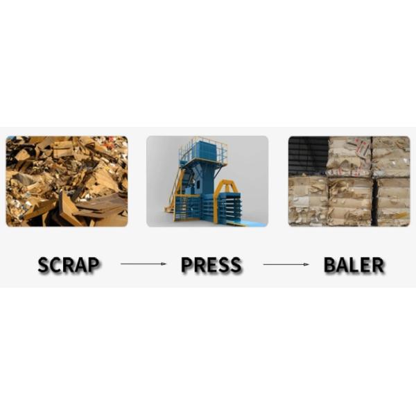 Popular Automatic horizontal baler Soft Scrap Metal Baling Machine