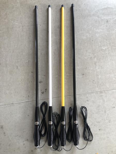 4x4 Premium Antenna 6.6 dbi -1200 mm 477 MHz with Heavy duty Spring UHF CB Radome Antenna