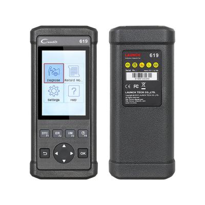 Launch Creader 619 Code Reader Full OBD2 / EOBD Functions Support Data Record and Replay