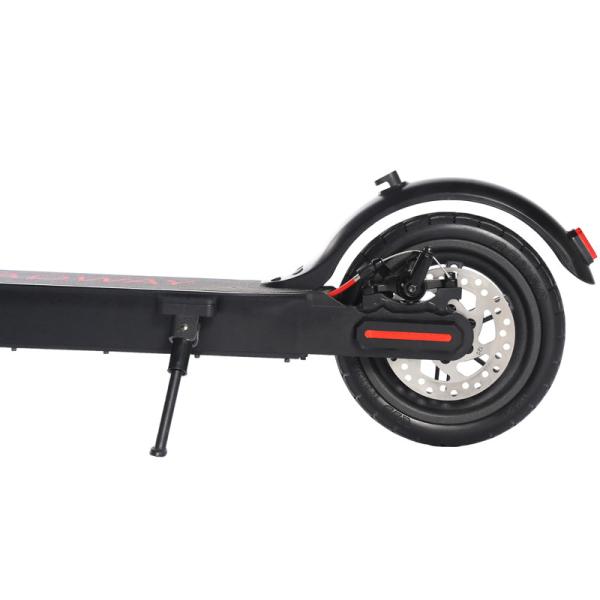 Black 2 Wheel Collapsible Electric Scooter 8.5 Inch CE Certificate
