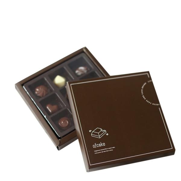 Luxury Cookies CMYK PMS Chocolate Packaging Box FSC Decorative With Lids