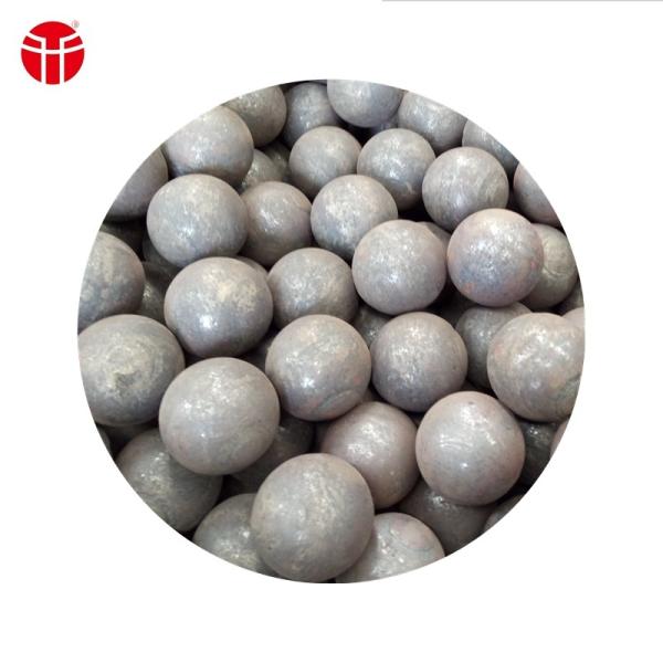 Bola de aço cromado médio de têmpera de 150 mm 6 polegadas para minério de ferro de rocha
