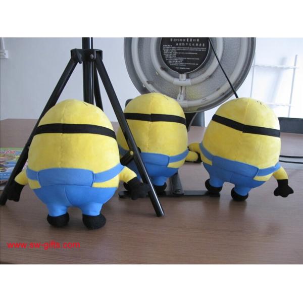 3pcs/set 3D Minions Jorge Plush Toy Stuffed Plush Birthday Gift for Child Christmas Gift
