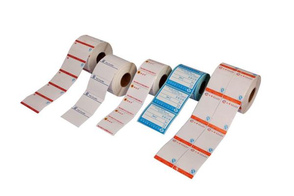 Waterproof Thermal Adhesive Labels Tear Resistant Thermal Transfer Labels Customized