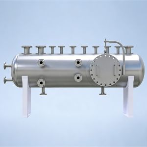 Industrial Oil Filter System with Stainless Steel Construction Customized Size