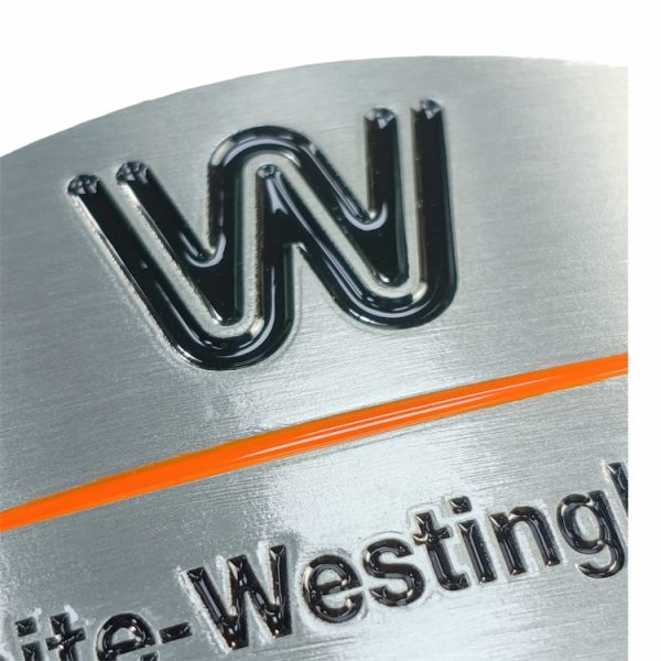 Wear Resistant Zinc Alloy Nameplate Metal Etched Name Plates Customized