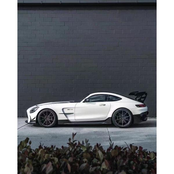 Pièces automobiles pour Mercedes AMG GT GTC GTS Body Kit AMG GT Série noire améliorée Style avant et arrière pare-chocs Spoiler Hood Body Kit