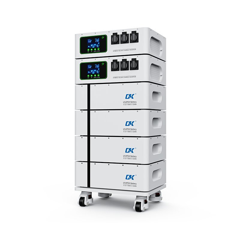 All In One Stacked ESS 51.2V 100Ah Lifepo4 Lithium Home Power System 5.12Kwh