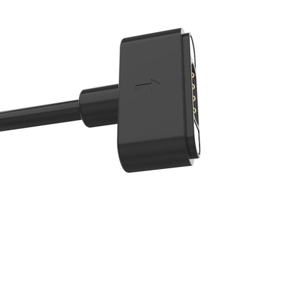 Connecteur de câble magnétique de voiture Noir 4 broches Chargeur magnétique 550g Force magnétique