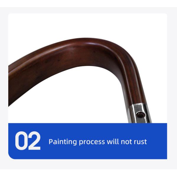 Современный стиль твердое деревянное кресло подлокотник комфорт красно-коричневый для дома / офиса