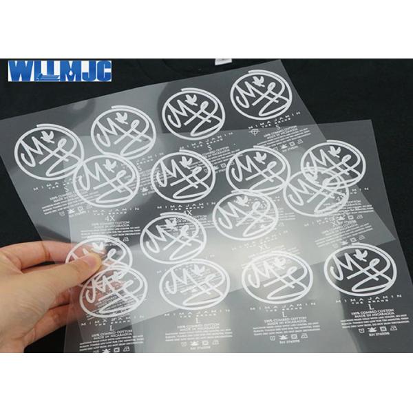 Les autocollants repassants de transfert de chaleur de label de taille pour DIY