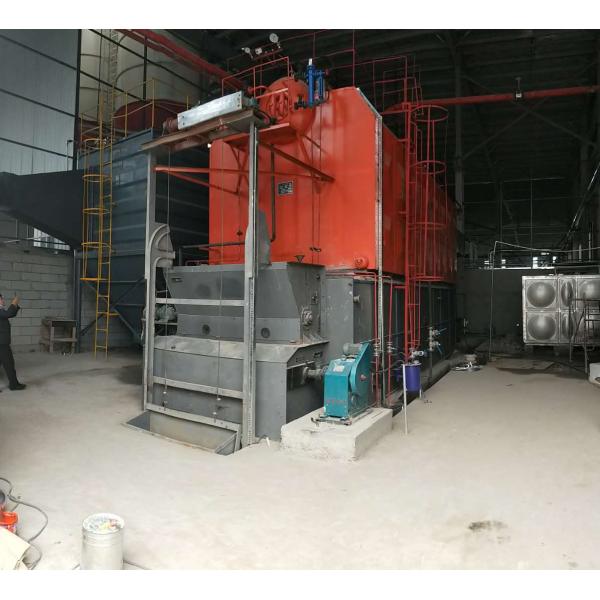 Double Cylinder Vertical Assembly Natural Circulation Water Chain Steam Boiler