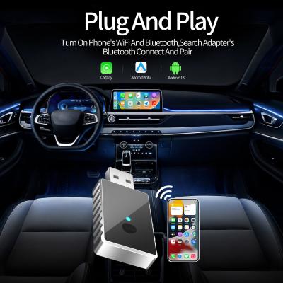 Wholesale Price Plug And Play Compatible Vehicle System Wireless Car Adapter Support Steering Wheel Control 