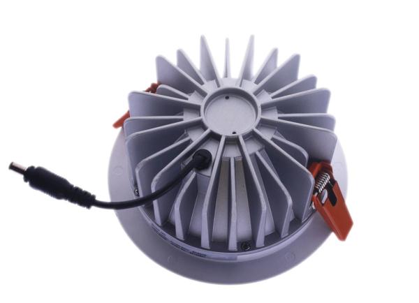 IP65 Waterproof a tampa de vidro clara conduzida branca morna exterior de Downlights 22W Downlights