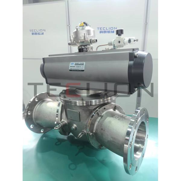 316L Material Powder Conveying Ball Pneumatic Diverter Valve