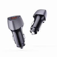 USB C PD 30W QC18W Adaptador de carregamento rápido de carro Dual Port Mini USB para iPhone 15/14