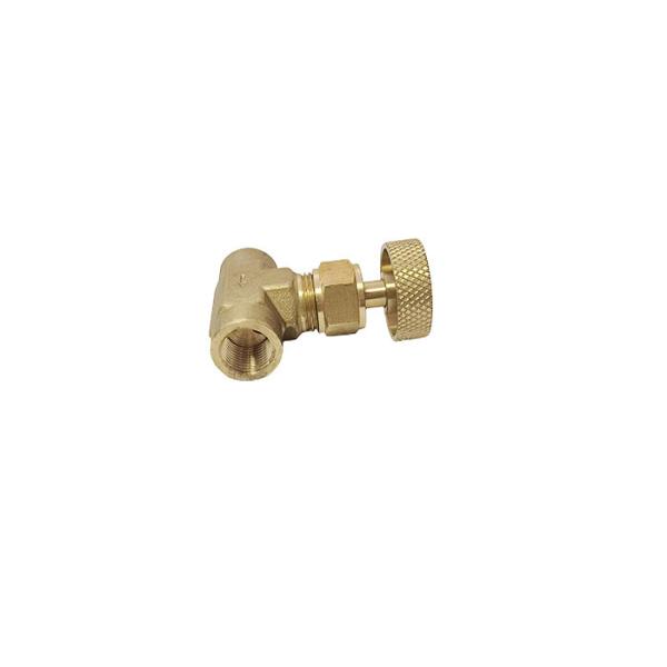High Pressure Brass Needle Valve 3/8 NPT Male X 3/8 NPT Female