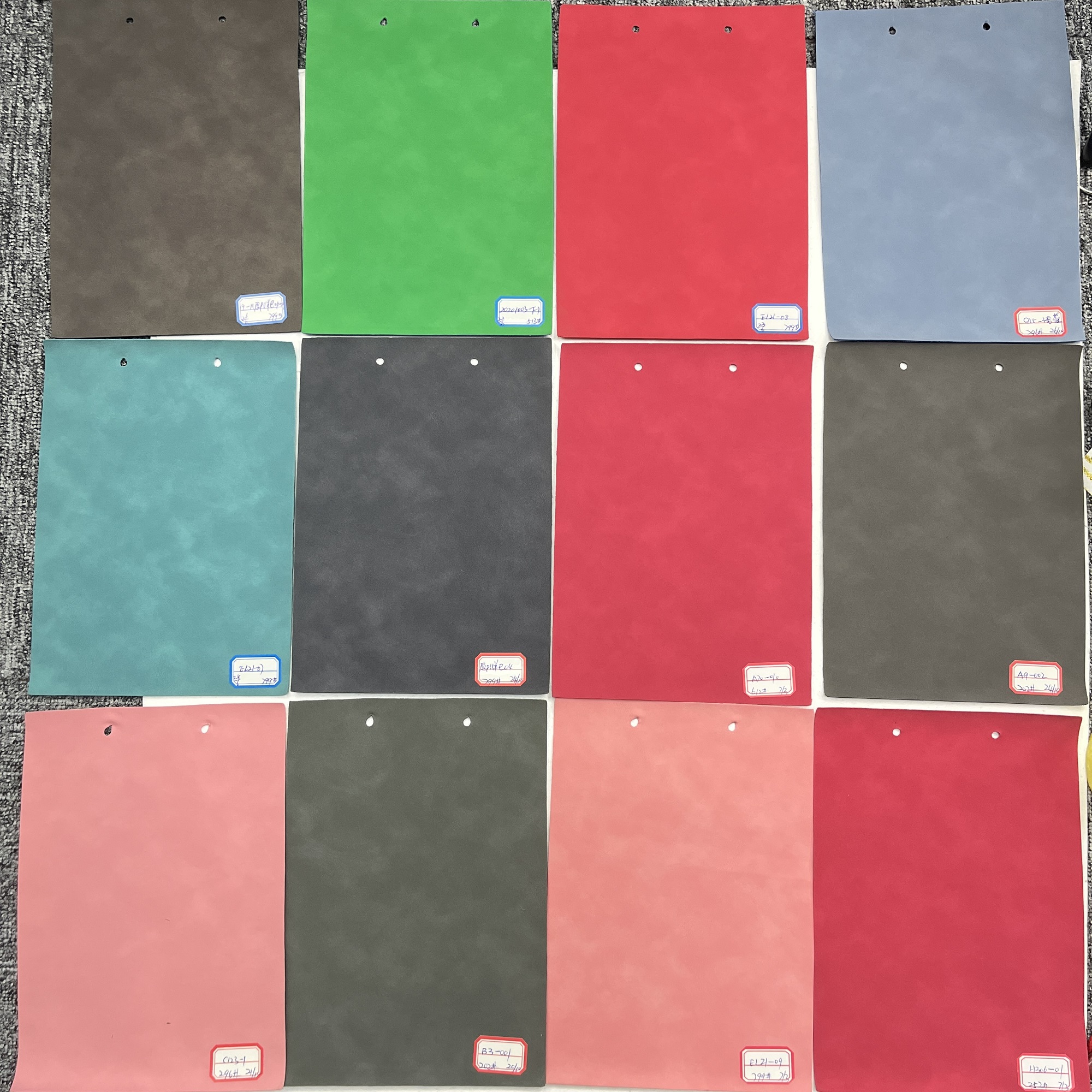 PVC Microfiber Comfortable Synthetic Leather Fabric PU Leather for Car Seats and Sofas