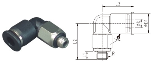 Miniature Brass Pneumatic Tube Fittings Straight / Branch Tee Type