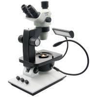 Fábula Trinocular Gem Microscope Swing Arm 10X-67.5X para o laboratório de Gemological