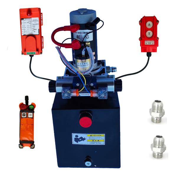 2200PSI 12v Hydraulic Power Unit Double Acting Standard Flow Rate