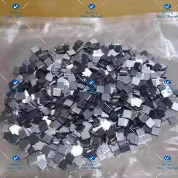 High Purity Titanium Square Gr1 10*10mm For Seawater Desalination