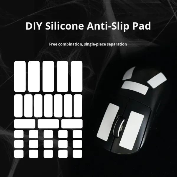 DIY Mouse Anti-Slip Acrylic Adhesive Thin Sweat-Absorbing Polyurethane Double Sided Durable Gaming Protective Stickers