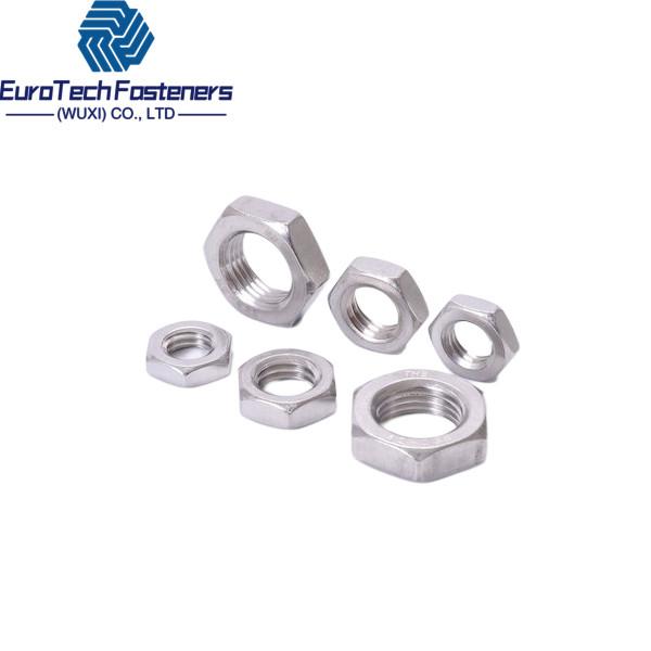 Hex Thin Nut Din 439 Iso 4035 M27x2 M30x1 5 M7x0 75 M6x0 75 M24x1 5 Steel Hot Dip Galvanized